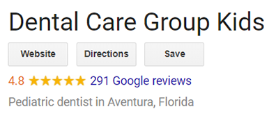Google Review at Dental Care Group