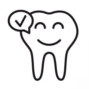 happy tooth icon