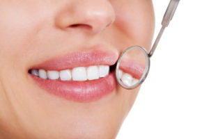 woman smiling